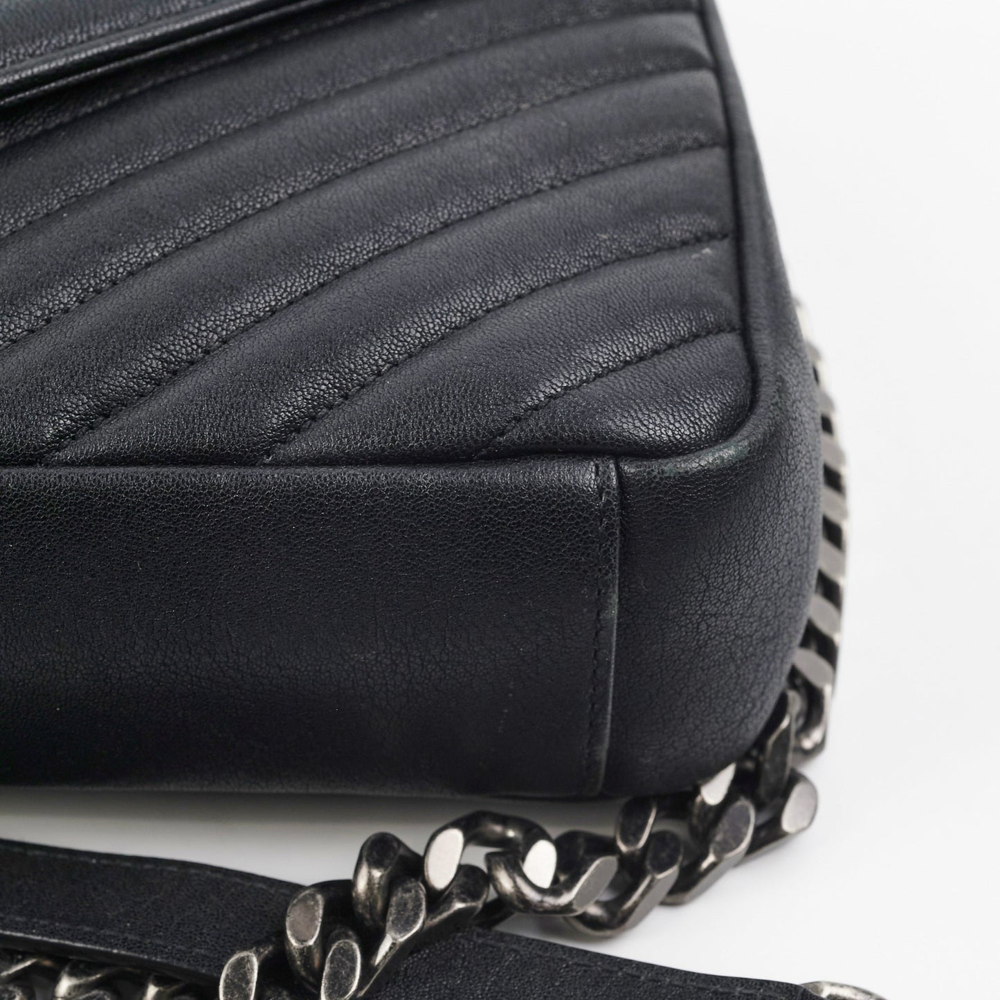 Saint Laurent Medium College Bag Black