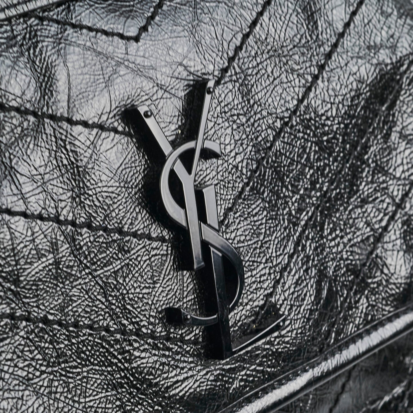 Saint Laurent Niki Medium Black   Leather