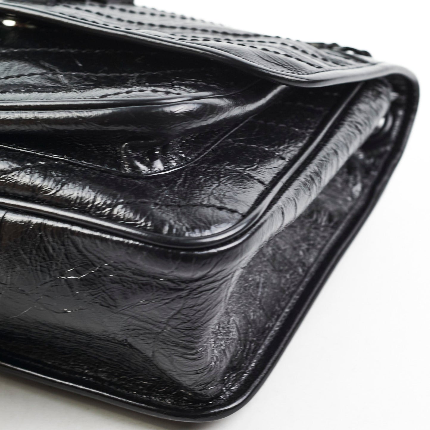 Saint Laurent Niki Medium Black   Leather