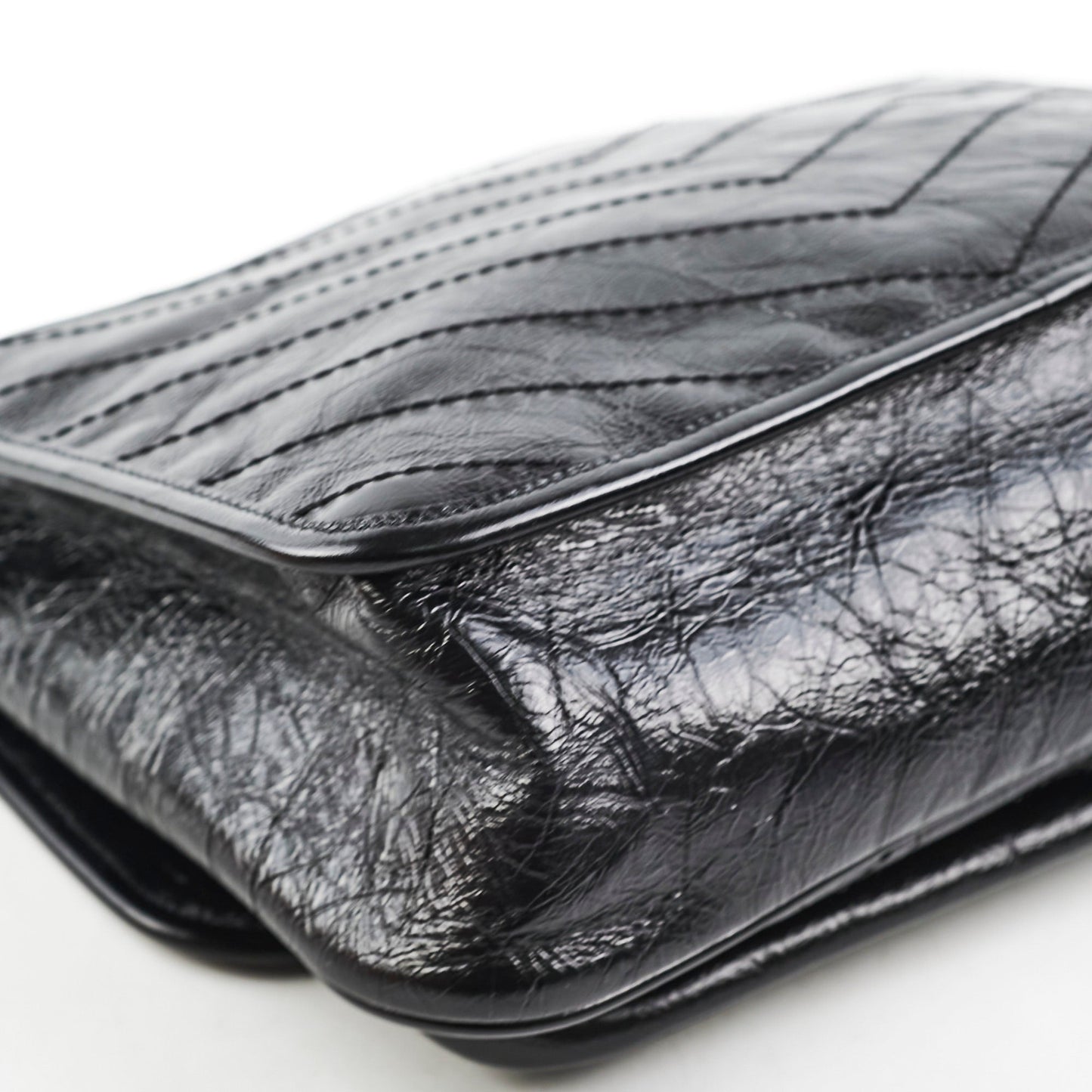 Saint Laurent Niki Medium Black   Leather