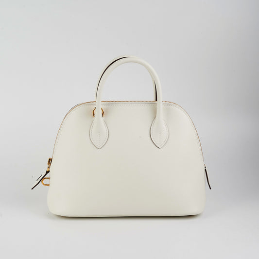 Hermes Bolide 25 Evercolor Blanc/Sesame U stamp (2022)
