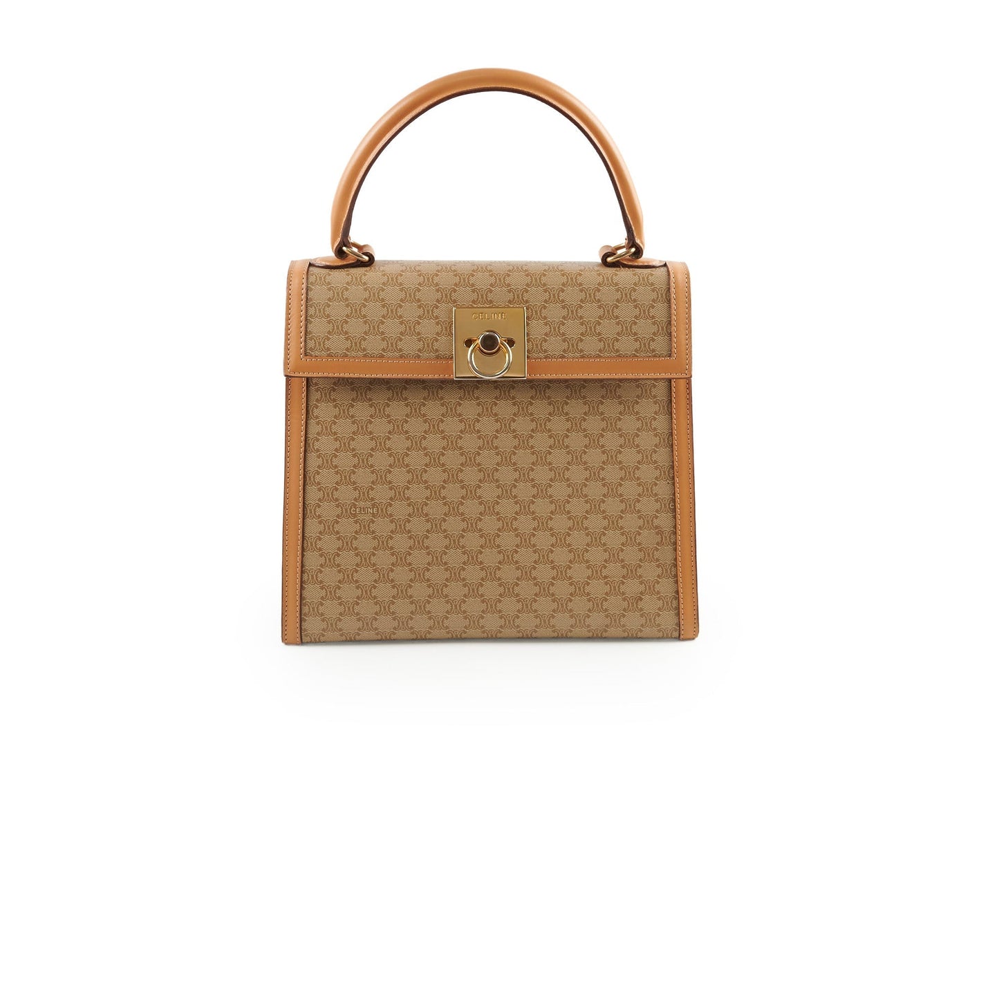 Luxury CELINE   Macadam Kelly Bag Beige