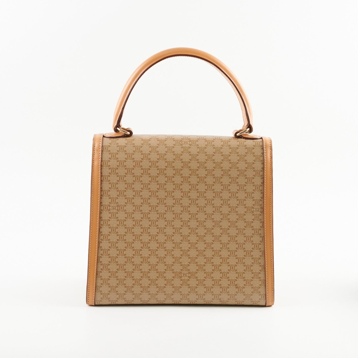 Luxury CELINE   Macadam Kelly Bag Beige