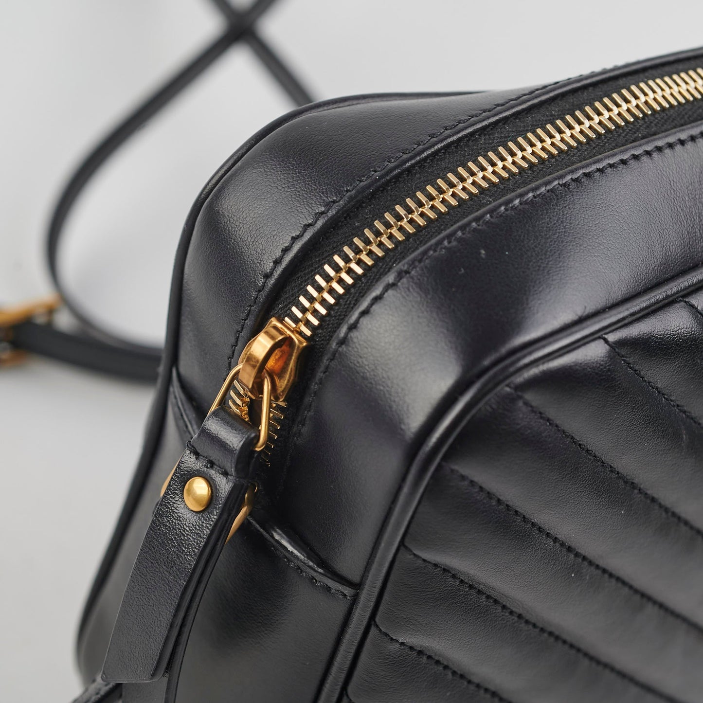 Saint Laurent Camera Black Crossbody Bag