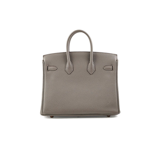 Hermes Birkin 25 Togo Etain - Z Stamp