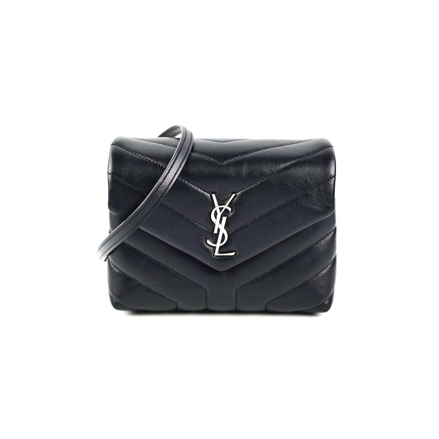 Saint Laurent Toy Lou Lou Crossbody Bag Black