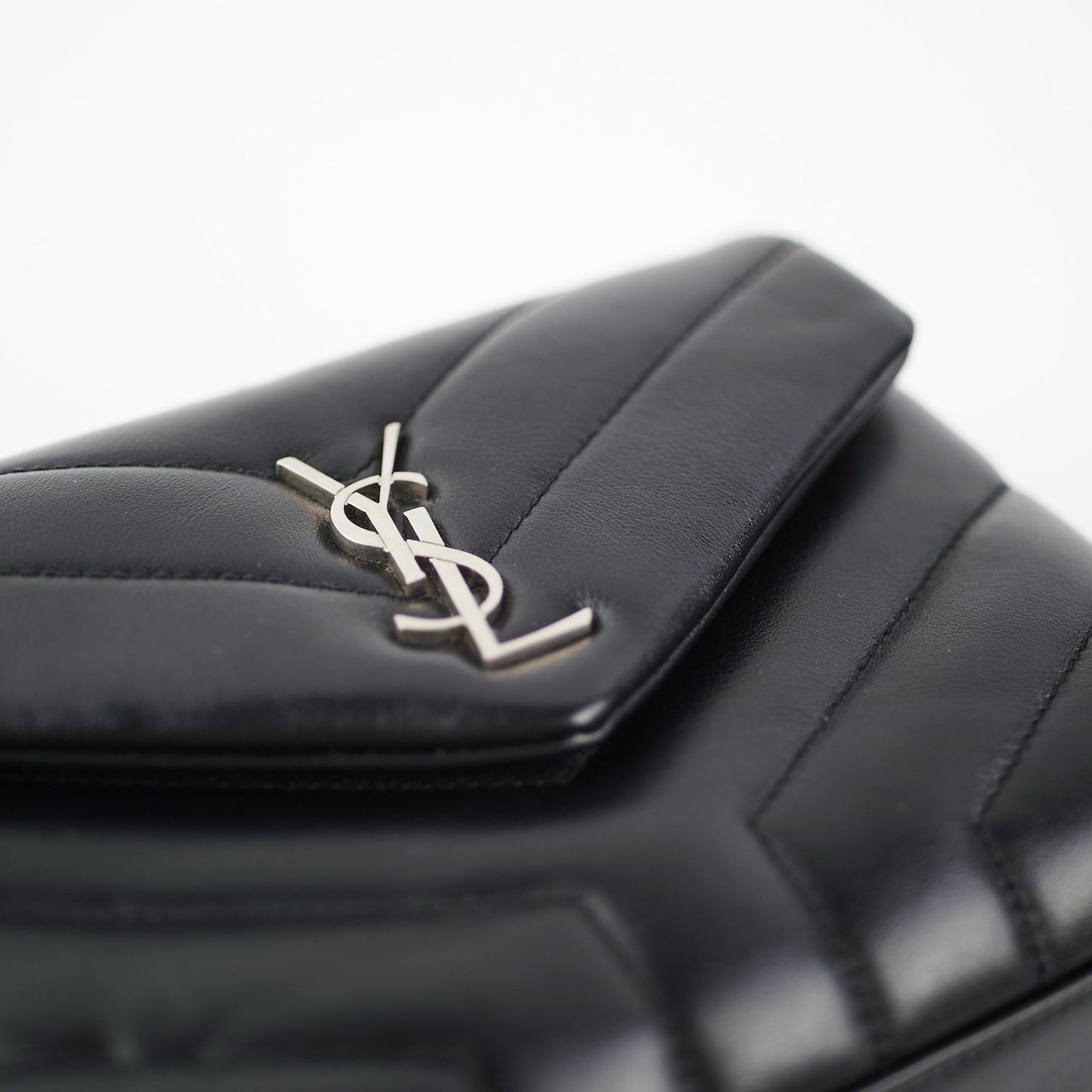 Saint Laurent Toy Lou Lou Crossbody Bag Black