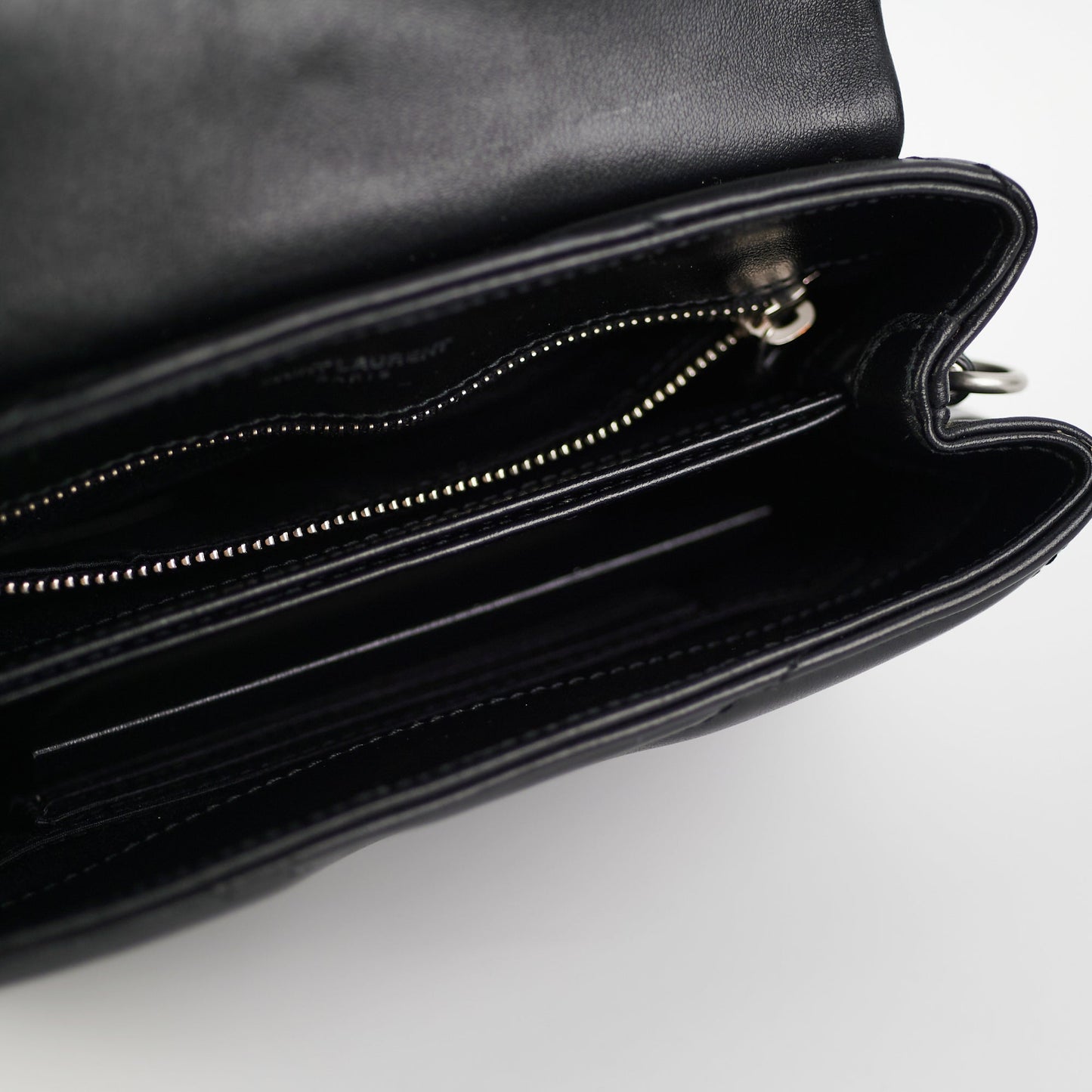 Saint Laurent Toy Lou Lou Crossbody Bag Black