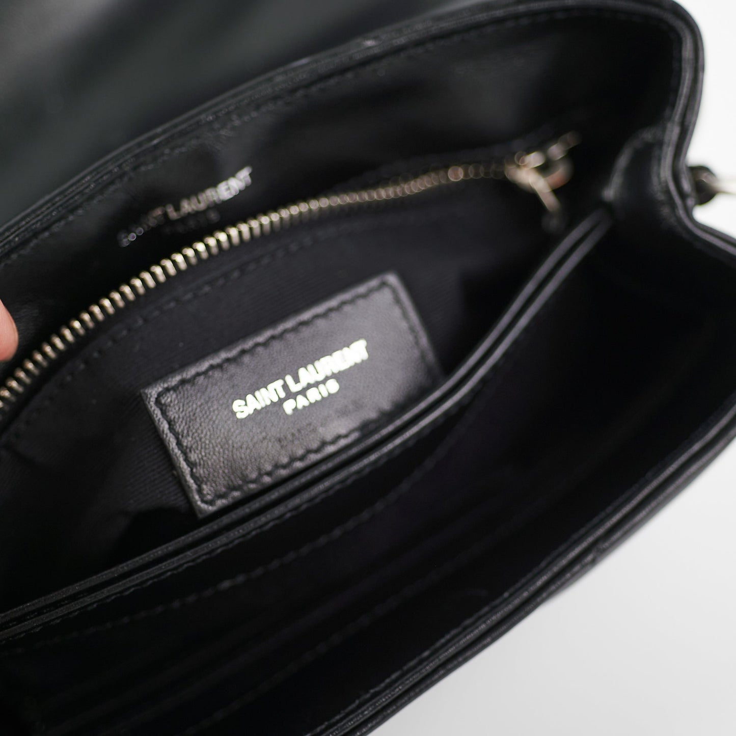 Saint Laurent Toy Lou Lou Crossbody Bag Black