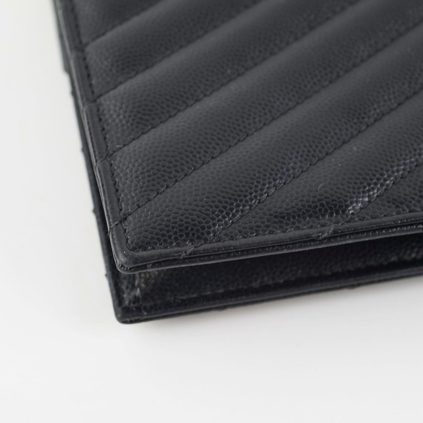 Saint Laurent Envelope Wallet On Chain WOC Black