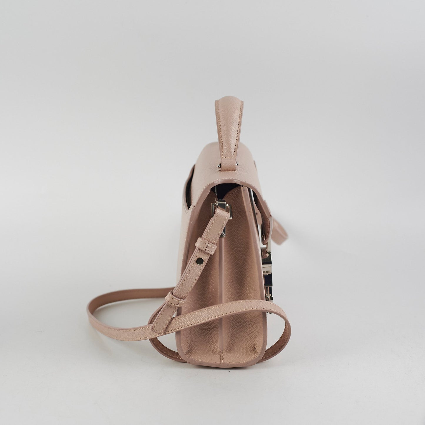 Saint Laurent Cassandra Small Pink Crossbody Bag