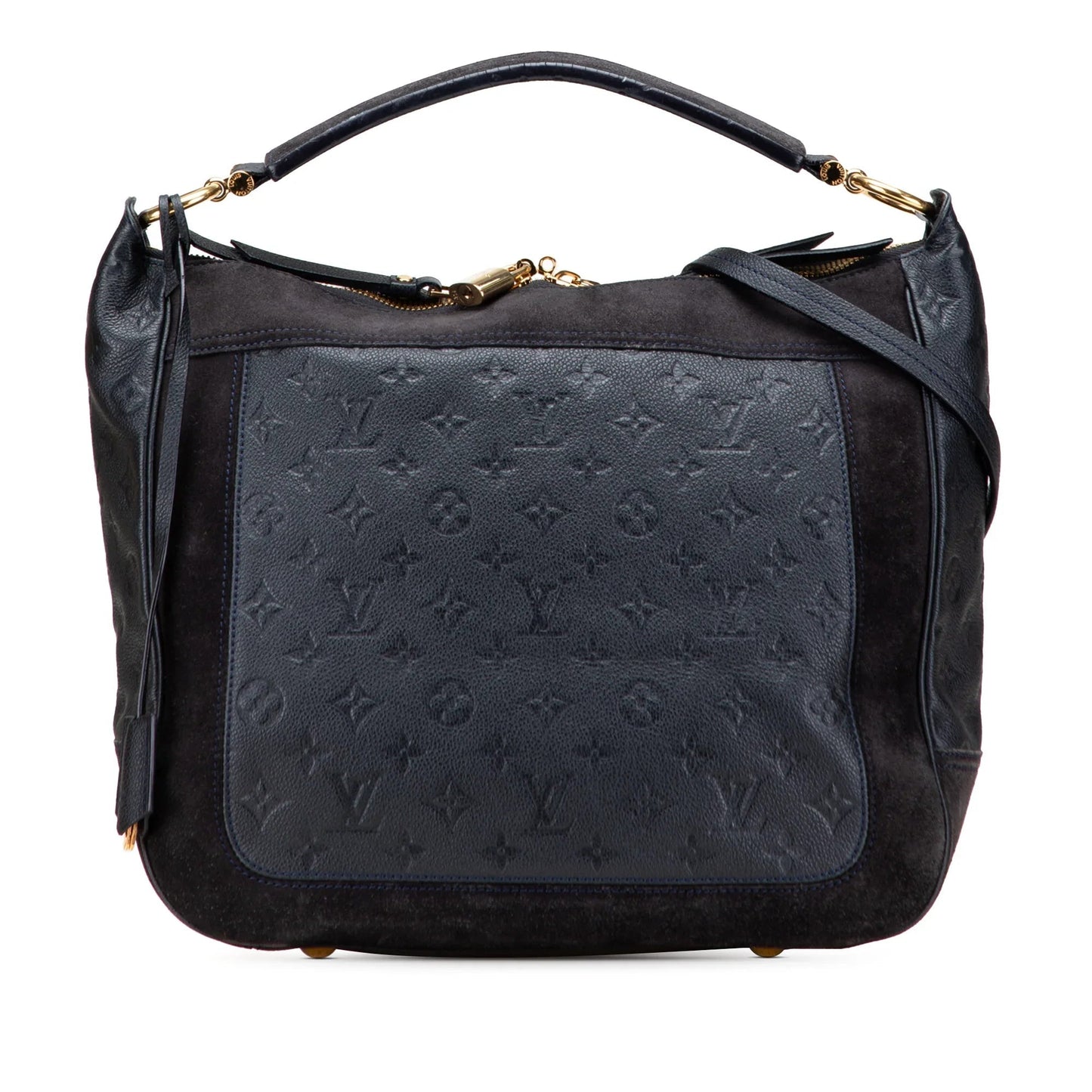 Blue Louis Vuitton Monogram Empreinte Audacie  MM Satchel