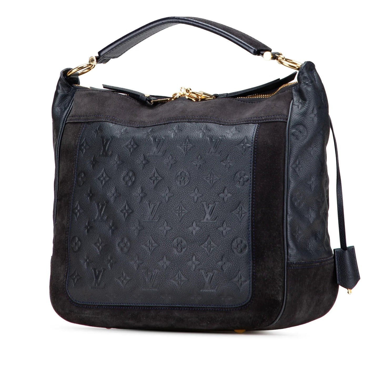 Blue Louis Vuitton Monogram Empreinte Audacie  MM Satchel