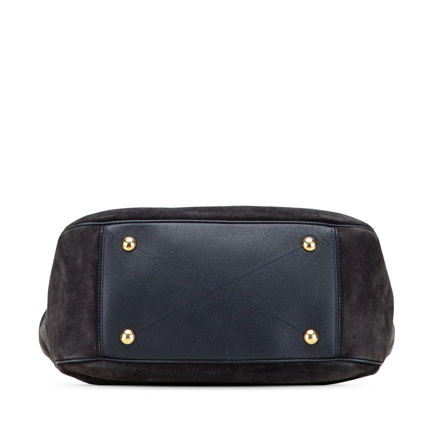 Blue Louis Vuitton Monogram Empreinte Audacie  MM Satchel