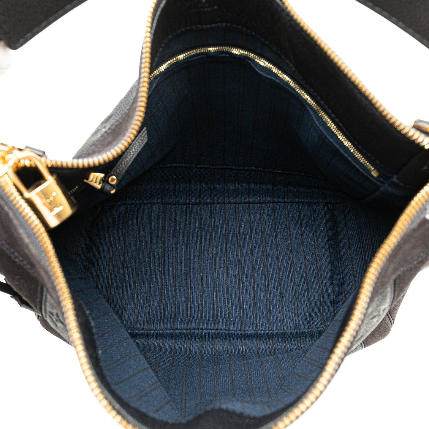 Blue Louis Vuitton Monogram Empreinte Audacie  MM Satchel