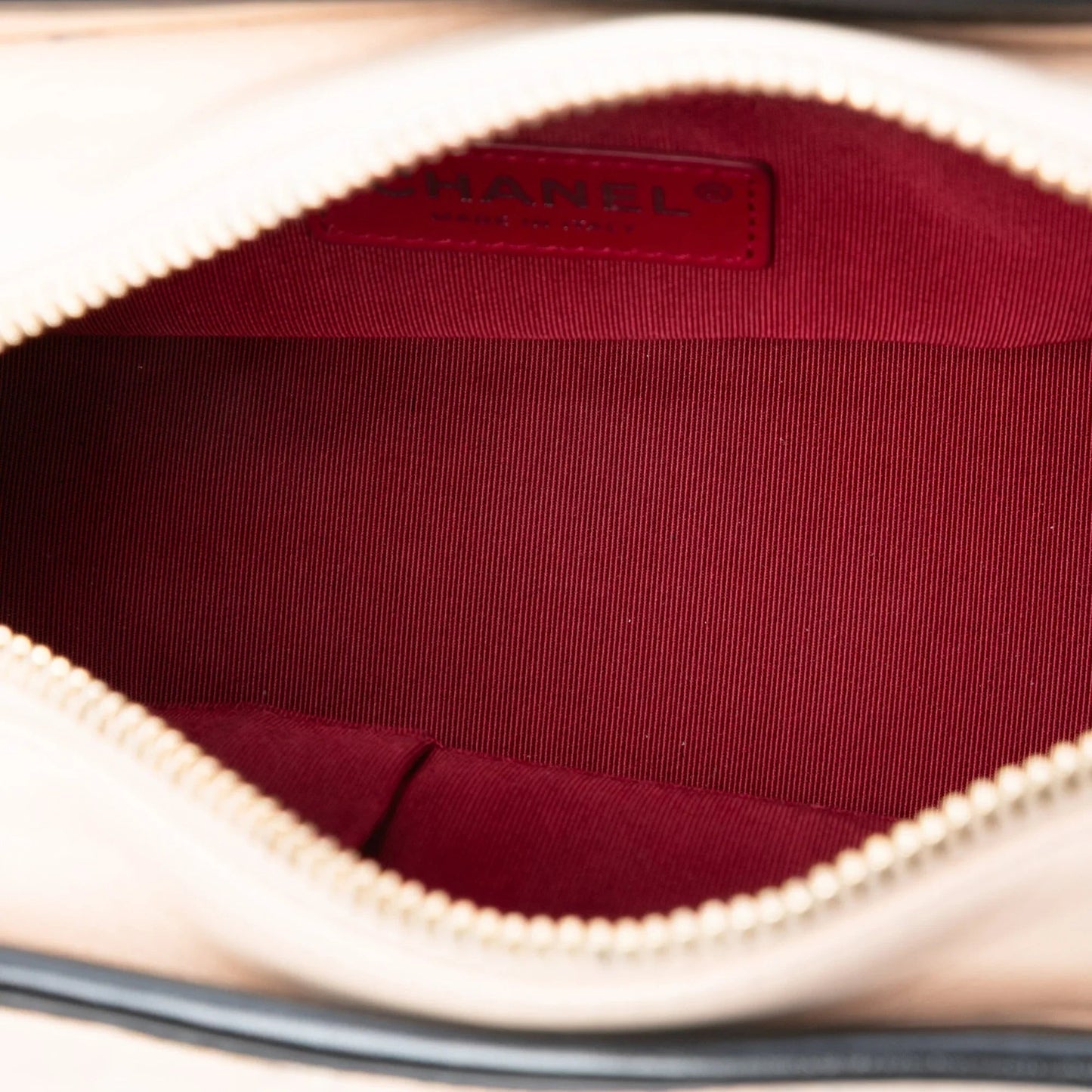 Beige Chanel Small Bicolor Aged Calfskin Gabrielle Crossbody