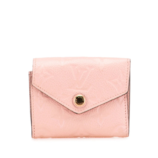 Pink Louis Vuitton Monogram Empreinte Zoe Wallet