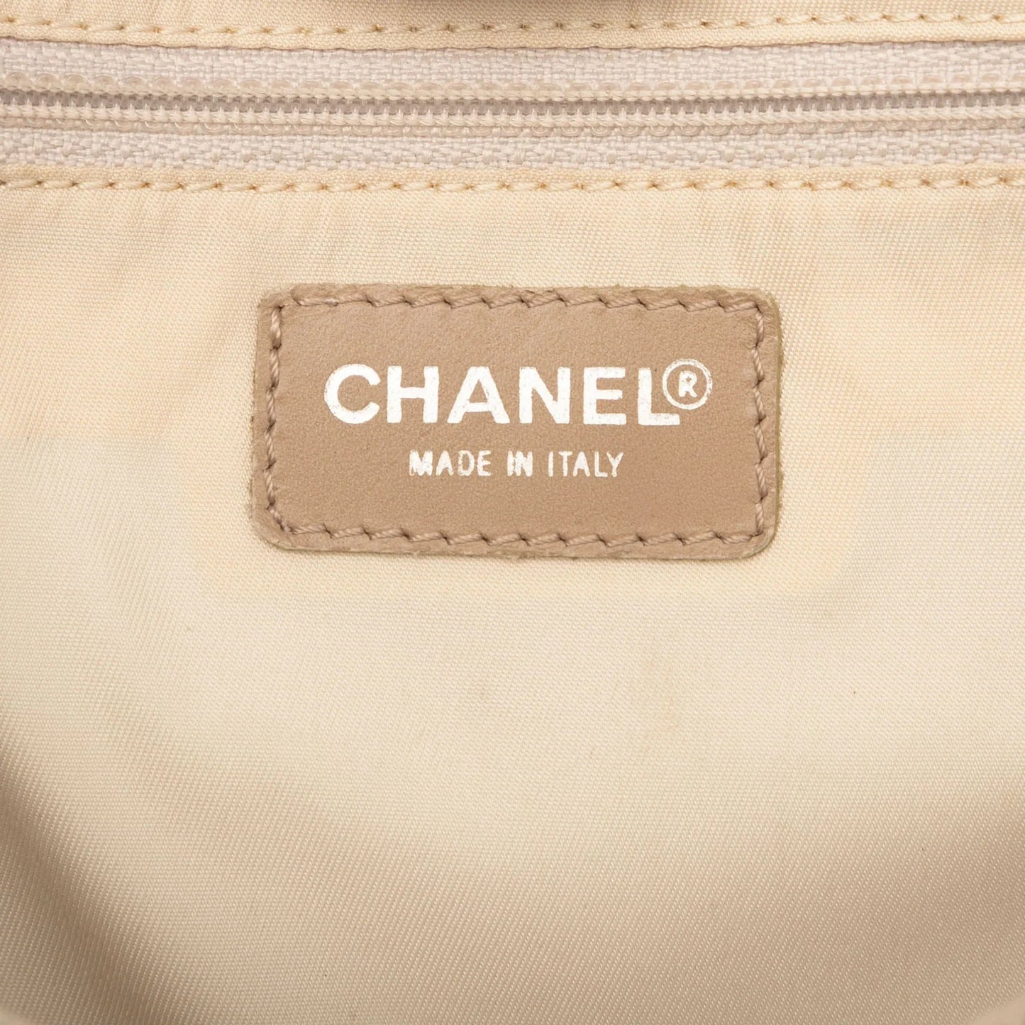 Brown Chanel New Travel Line Nylon Backpack