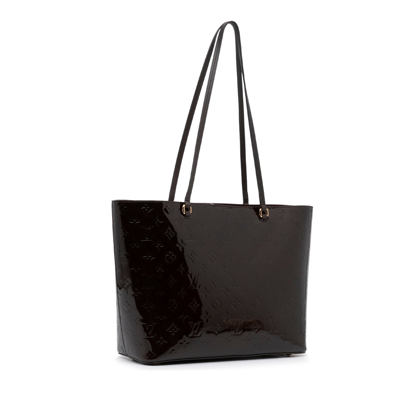 Louis Vuitton Long Beach MM Black Monogram Vernis
