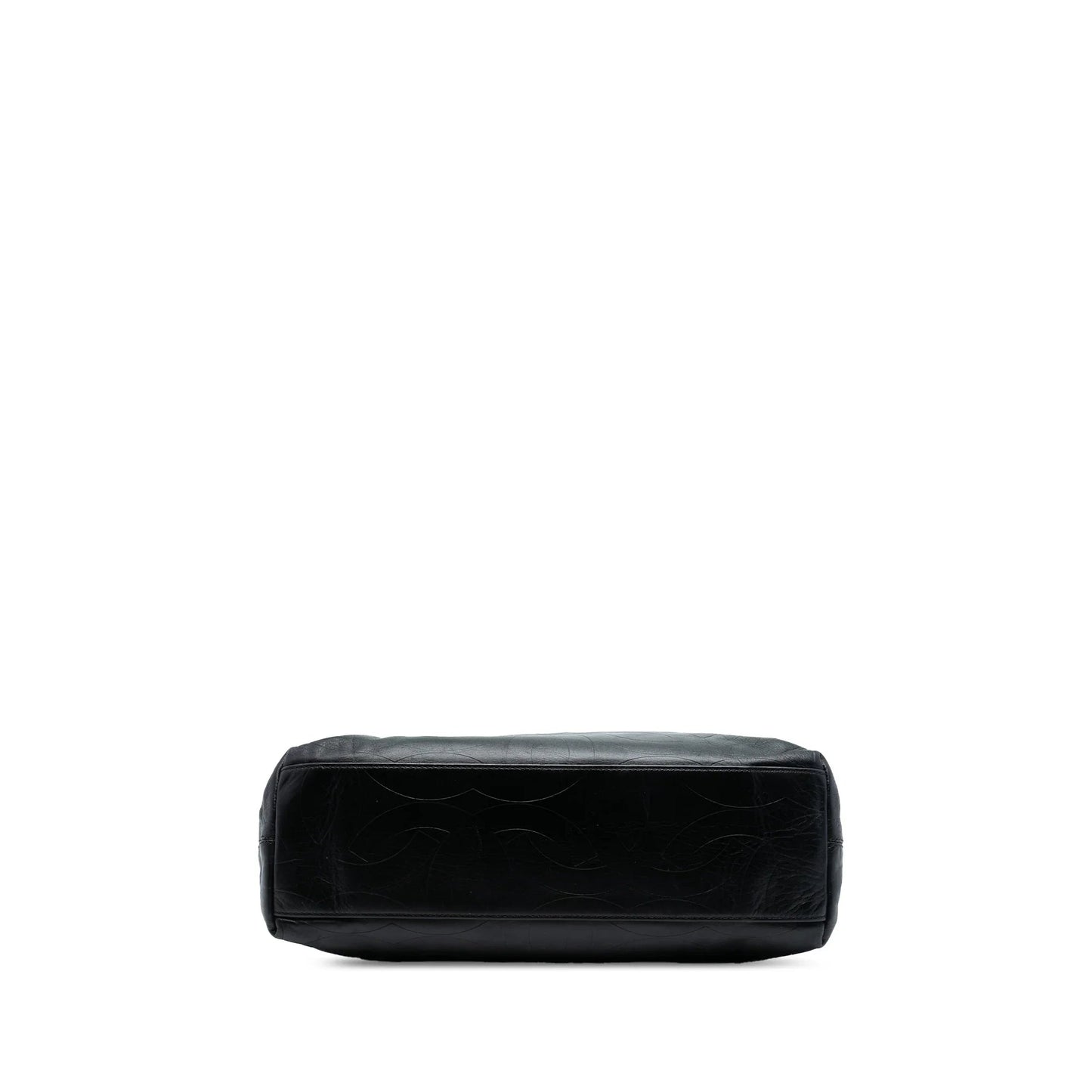 Black Chanel CC Embossed Leather Tote