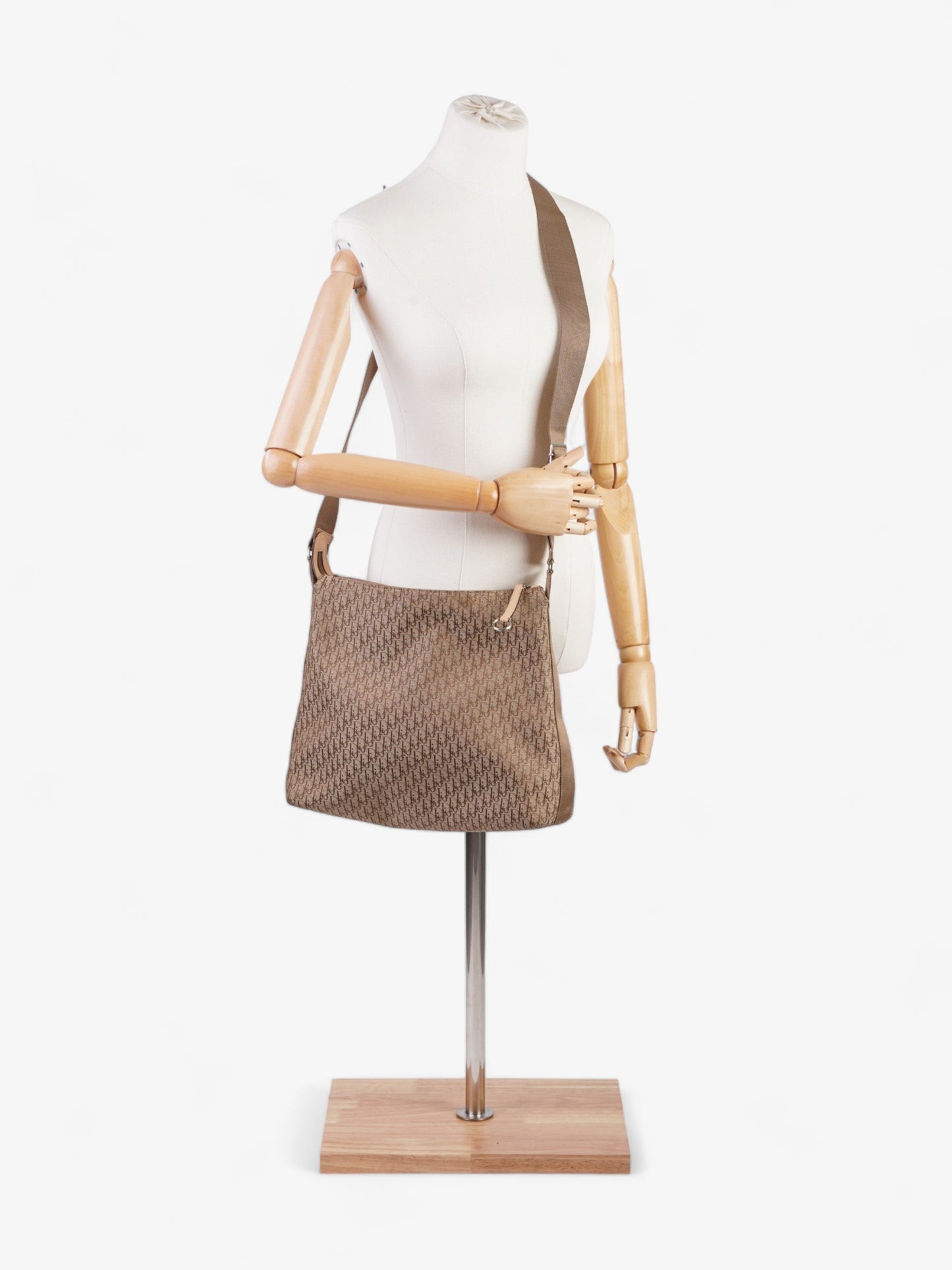 Christian Dior Trotter Beige Oblique Canvas Large