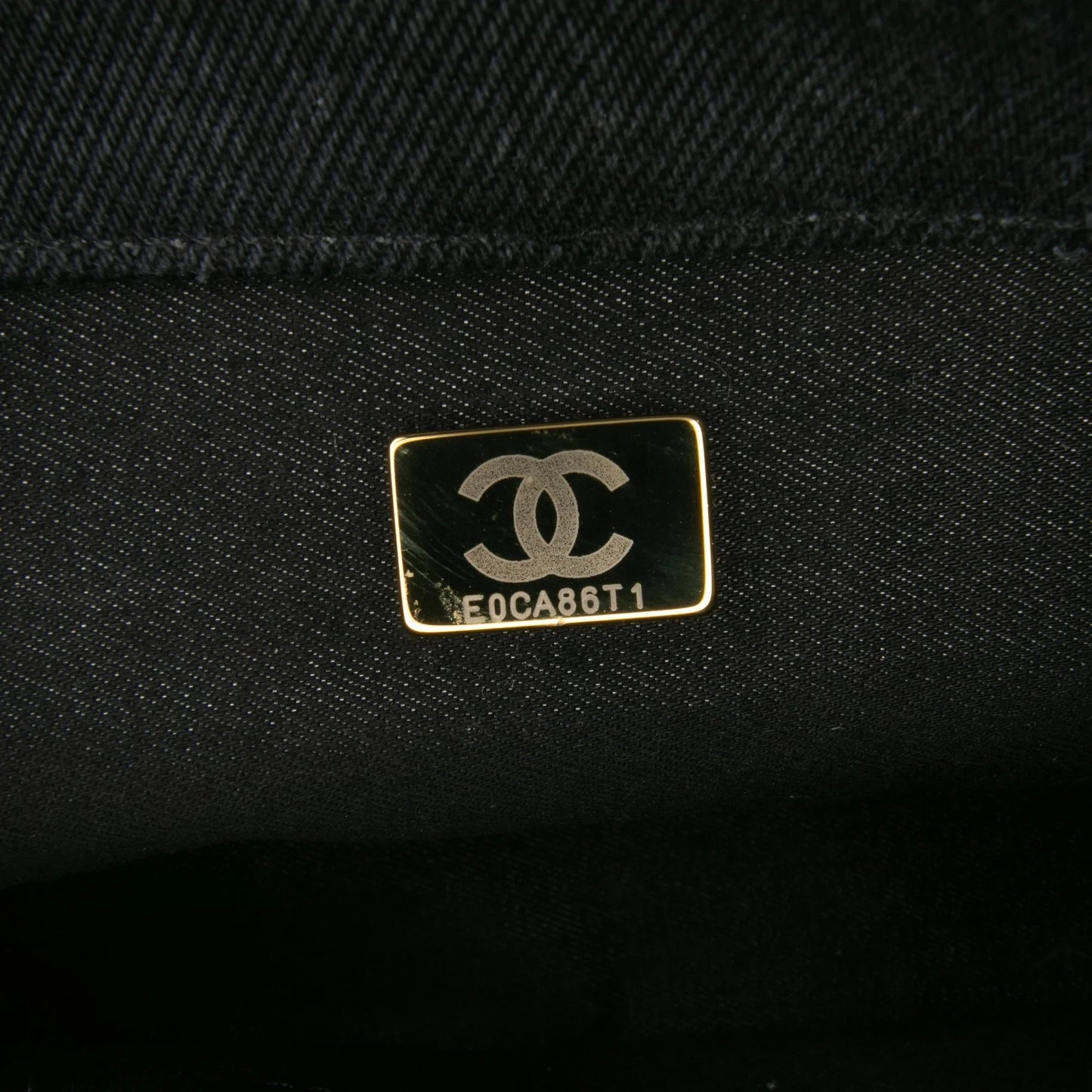 Gray Chanel Mini Rectangular Quilted Denim Mood Flap Crossbody Bag