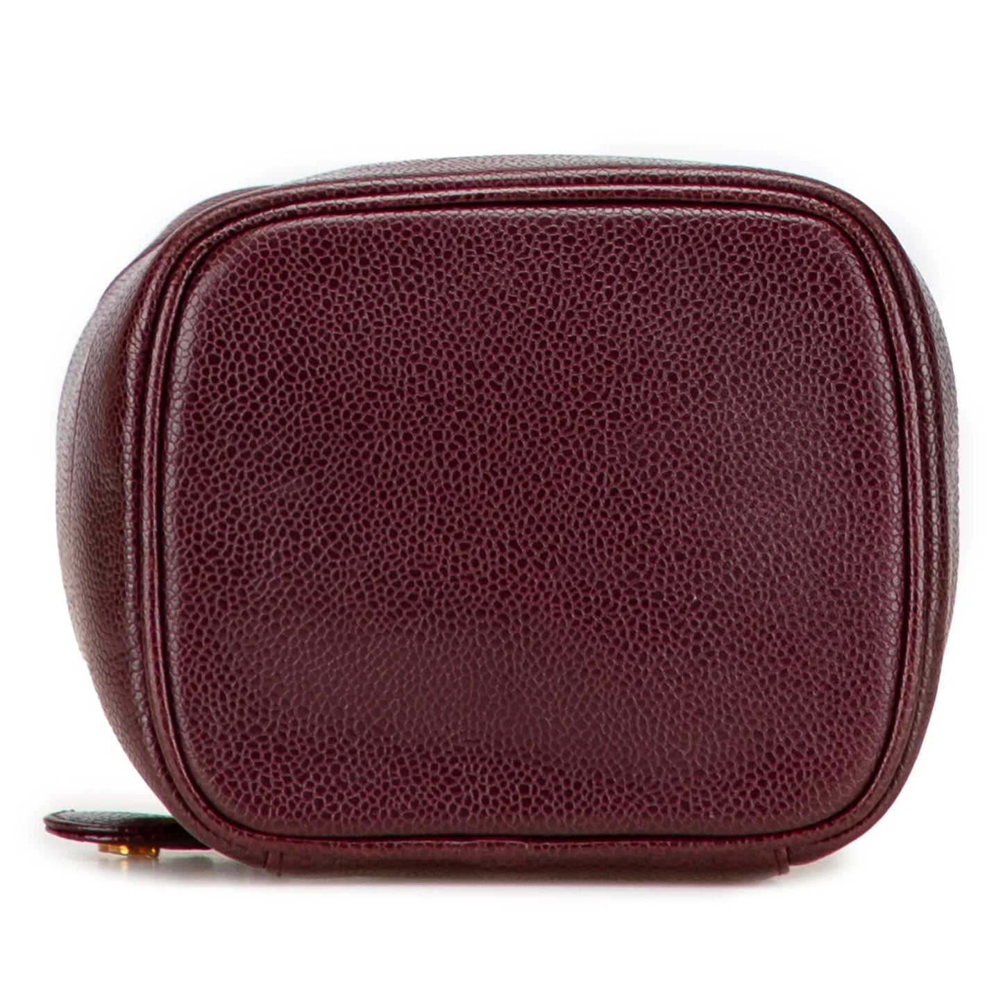 Red Chanel CC Caviar Vanity Bag