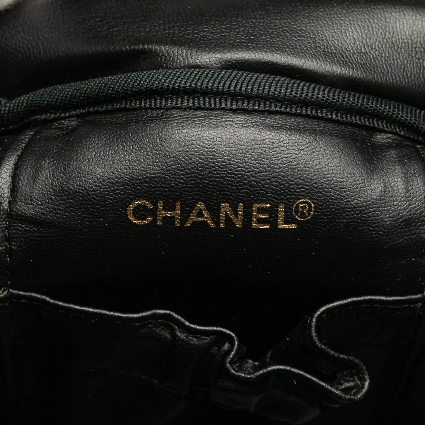 Red Chanel CC Caviar Vanity Bag