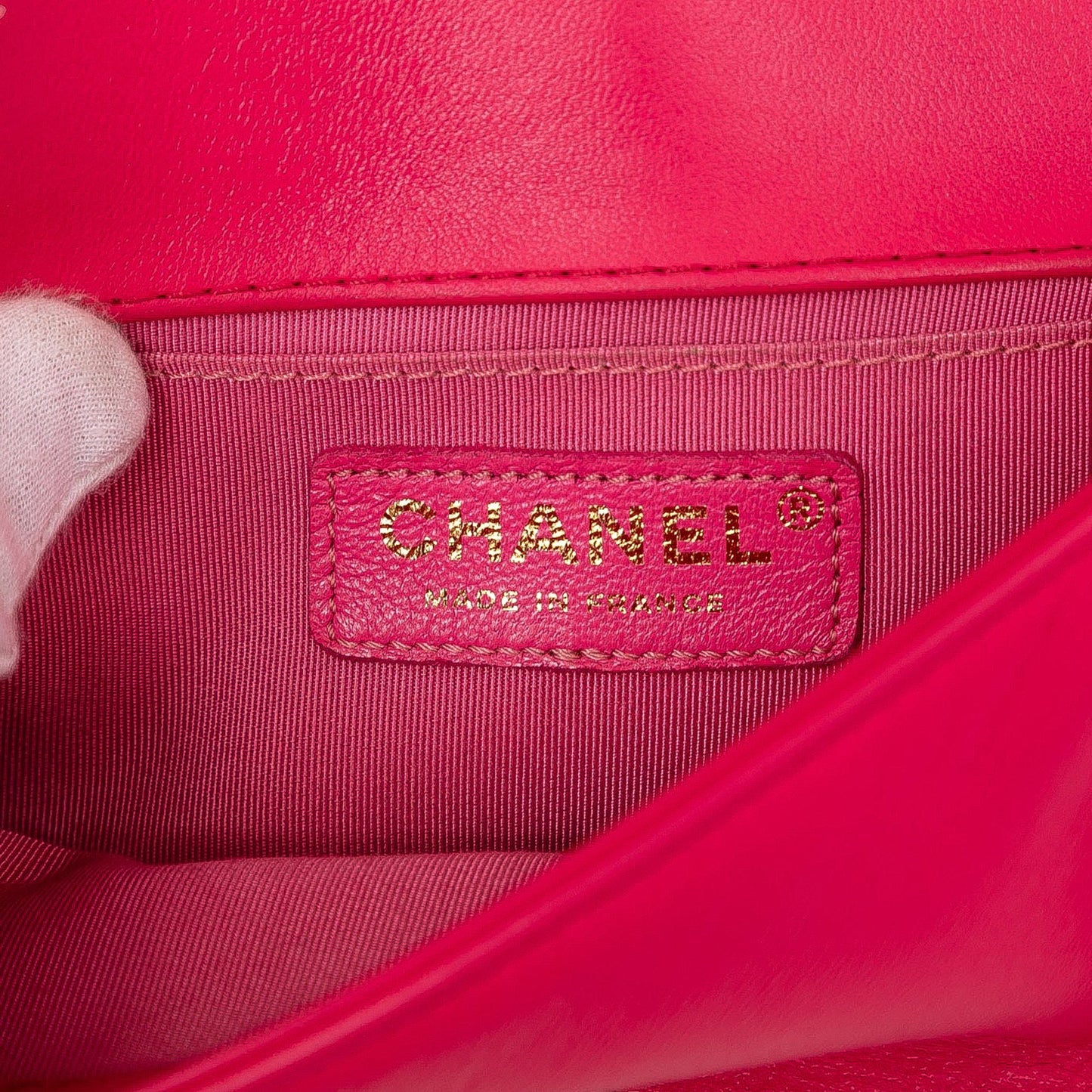 Pink Chanel Mini Tweed and Lambskin Boy Flap Crossbody Bag