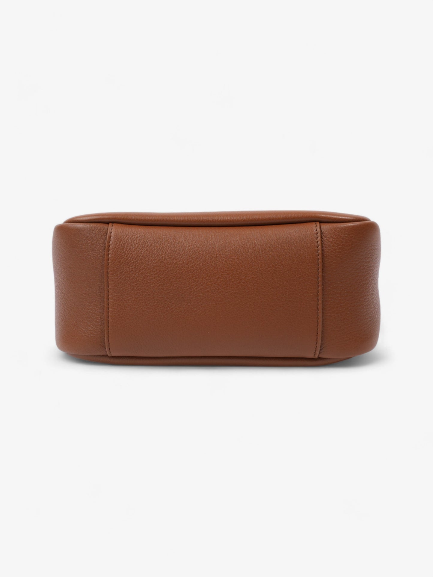 Saint Laurent Le 5 a 7 Hobo Brown Leather Small