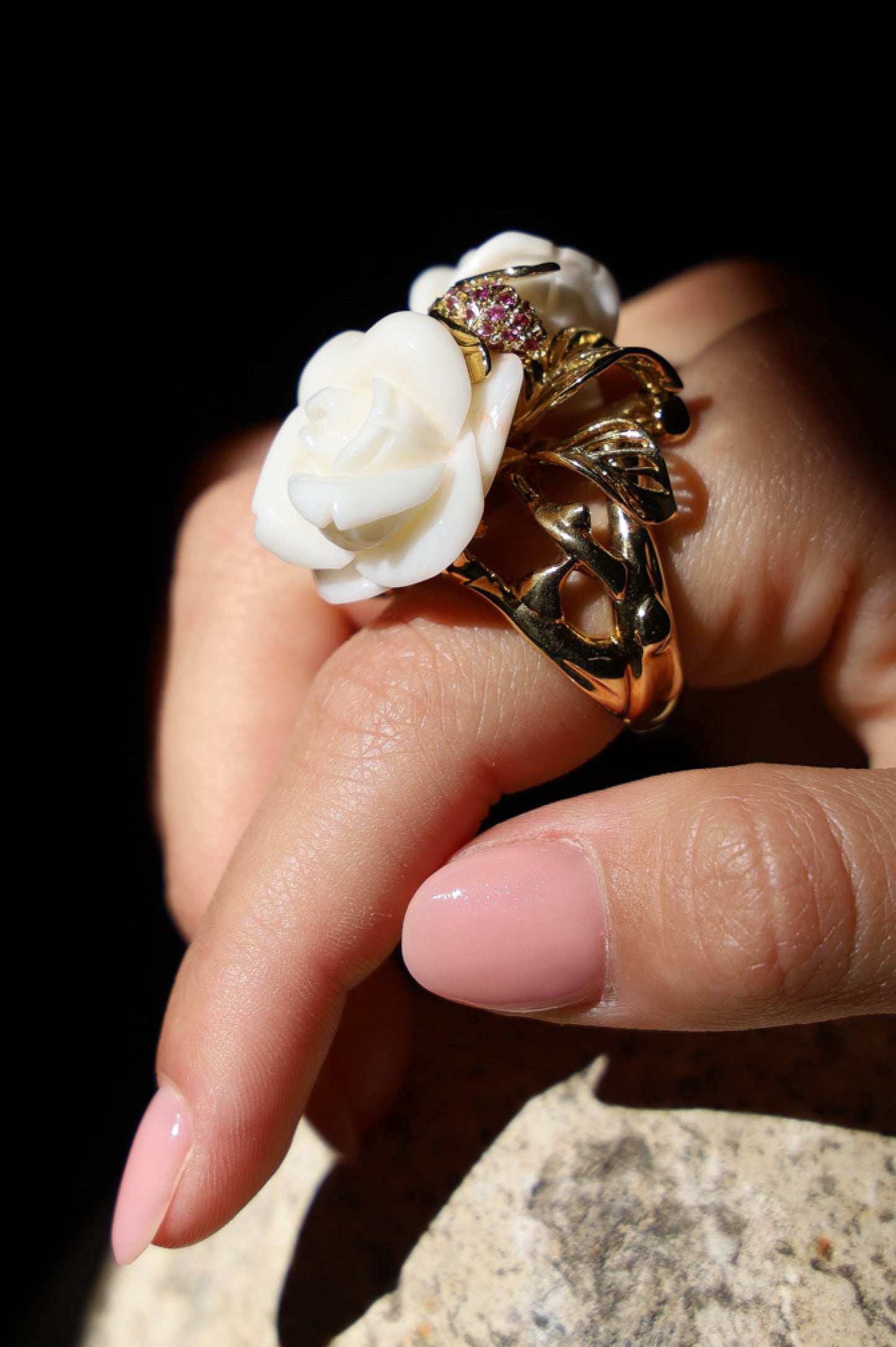 CHRISTIAN DIOR Rose Pre Catelan Ring