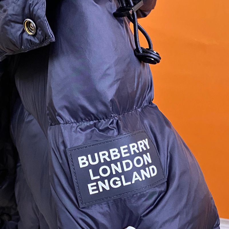 Burberry   Check Lined Down Jacket