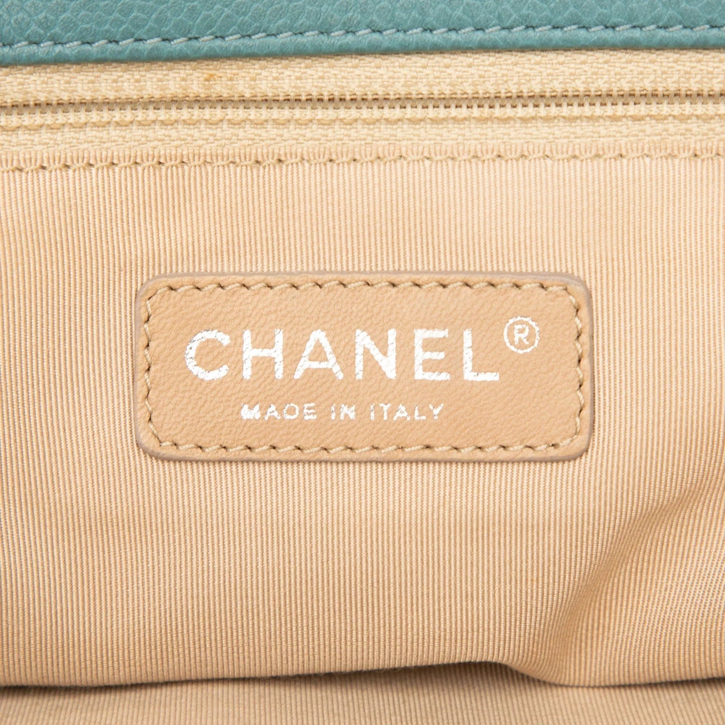 Teal Blue Chanel Quilted Caviar Timeless Tote XL