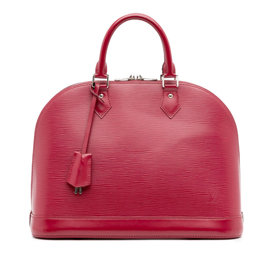 Pink Louis Vuitton Epi Alma MM Handbag