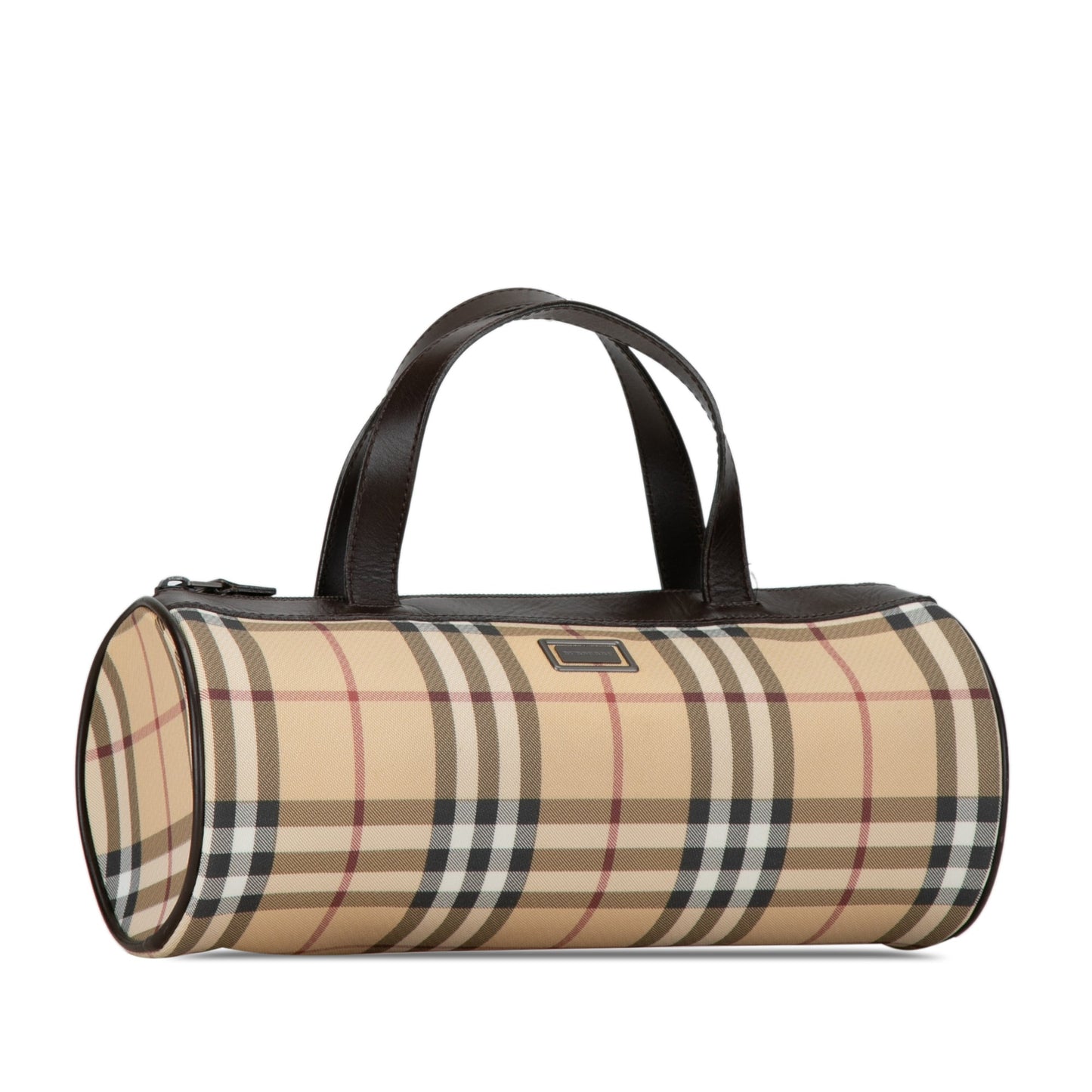 Burberry Ho  Check Barrell HandBag