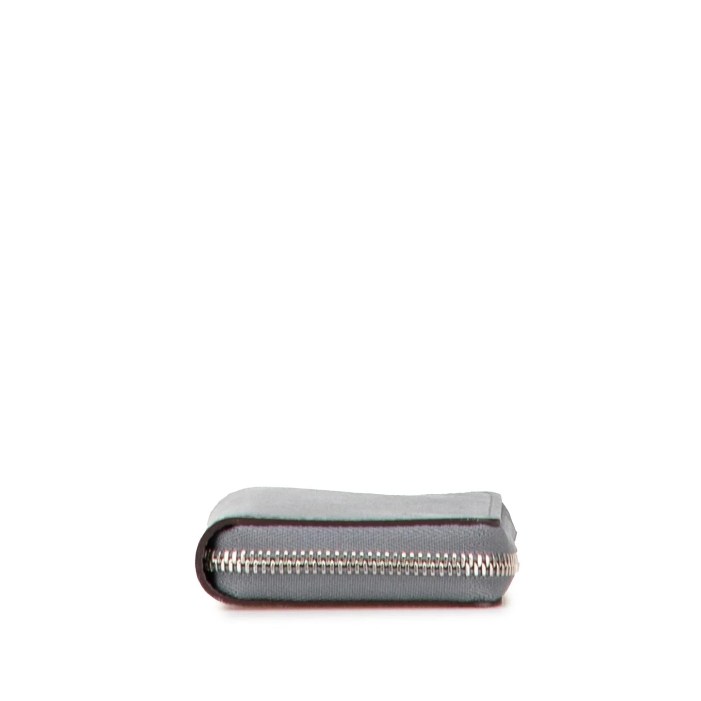 Gray Louis Vuitton Taiga Zippy Vertical Coin Purse