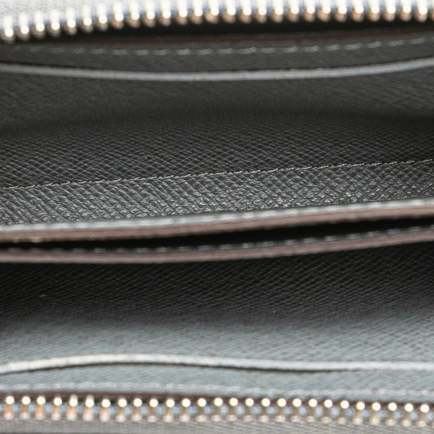 Gray Louis Vuitton Taiga Zippy Vertical Coin Purse