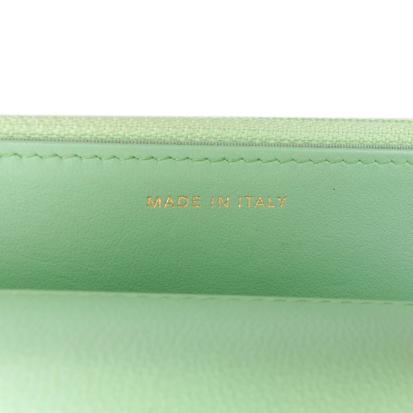 Green Chanel Quilted Lambskin 19 Wallet on Chain Satchel