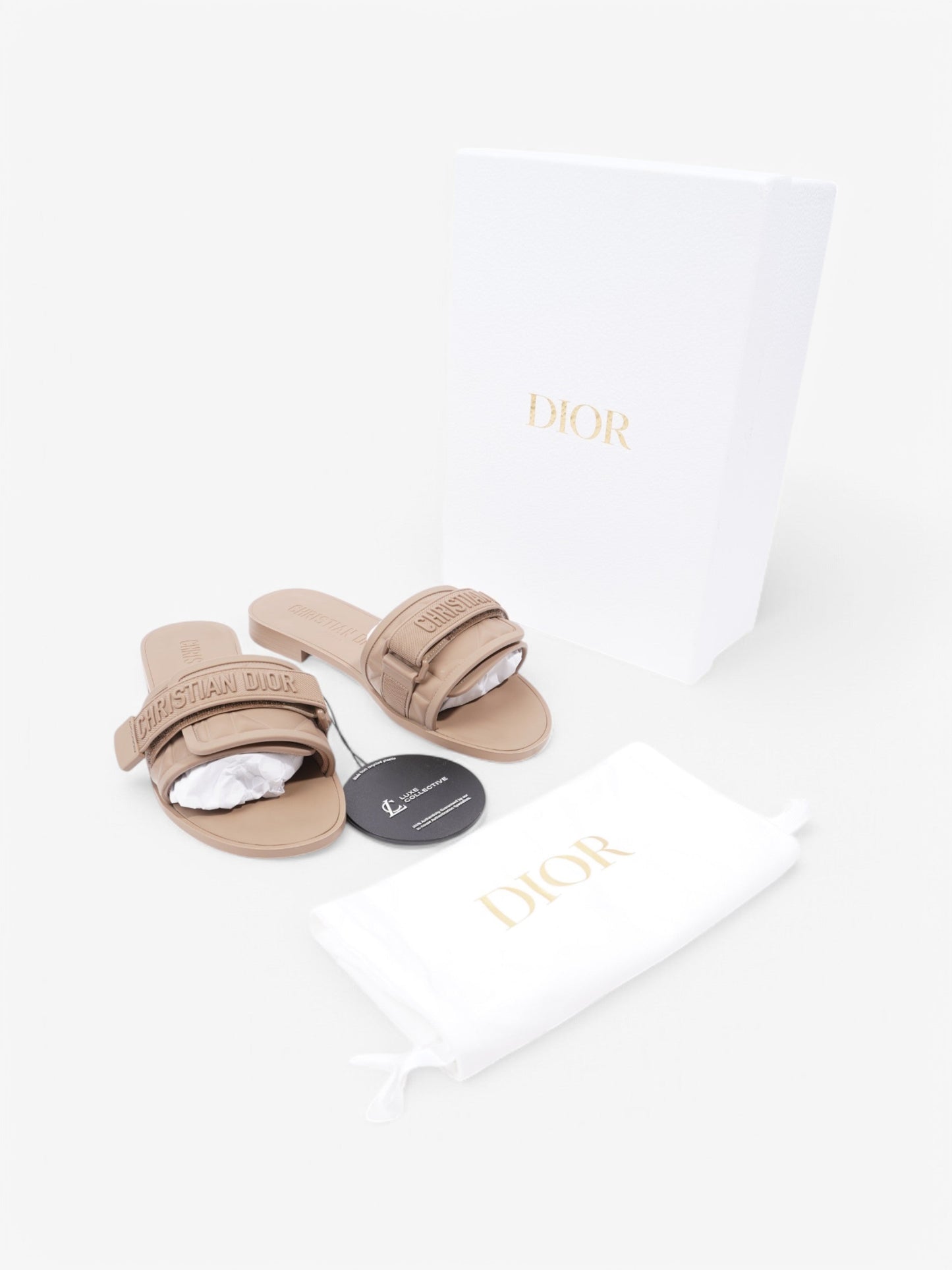 Christian Dior DIOREVOLUTION Brown Rubber EU 38 UK 5