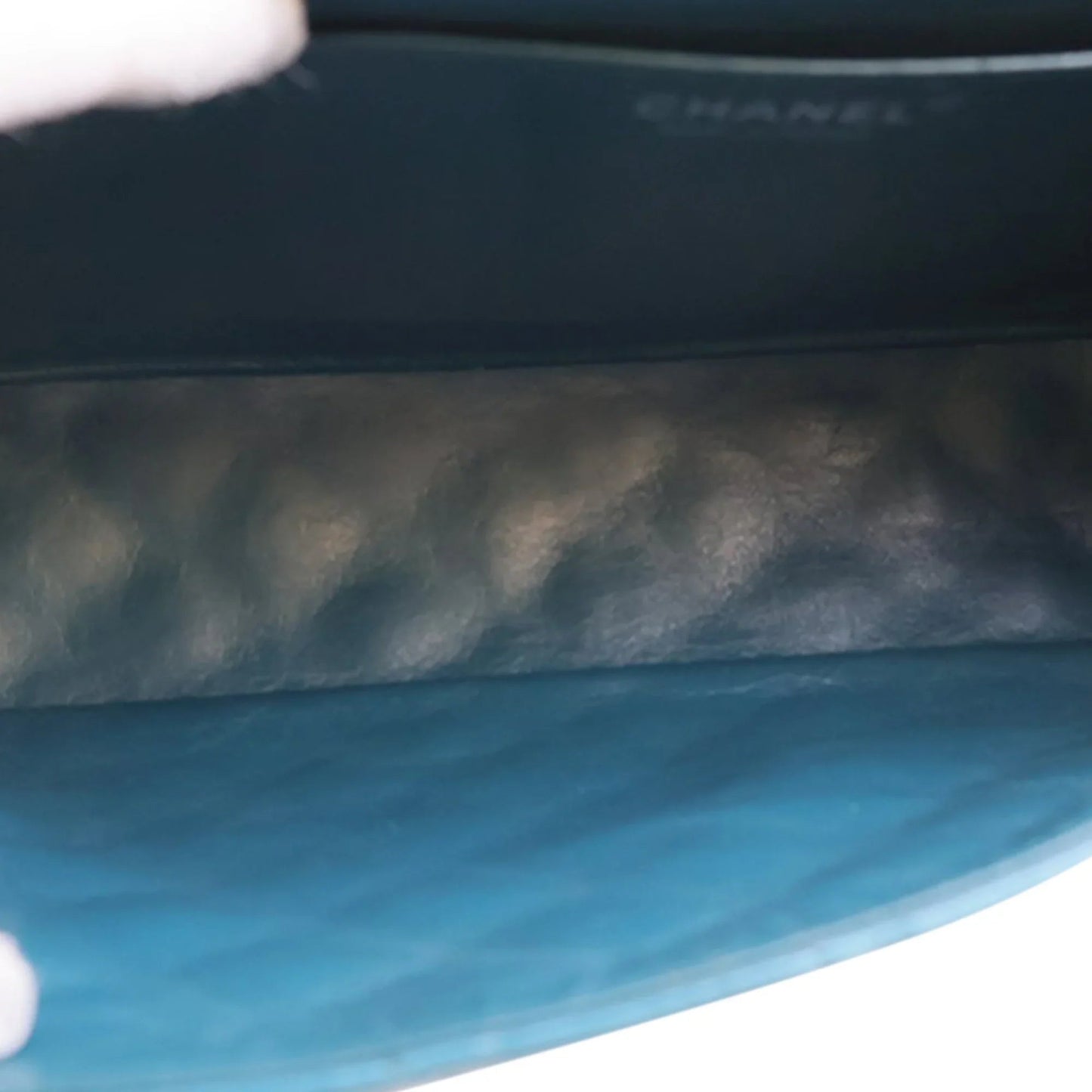 Blue Chanel Jumbo Classic Lambskin Single Flap Shoulder Bag