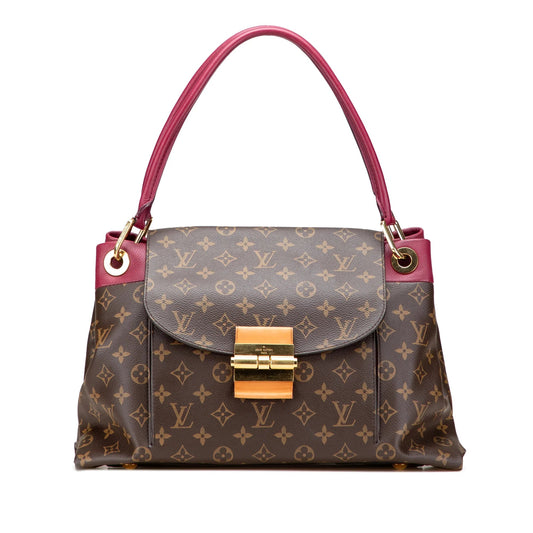 Brown Louis Vuitton Monogram Olympe MM Shoulder Bag