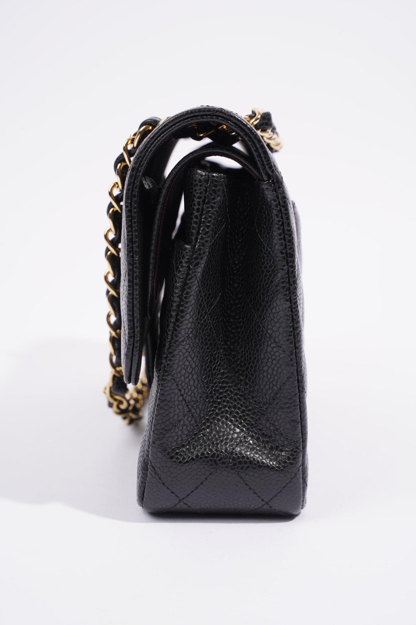 Chanel Classic Double Flap Black Caviar Leather Medium