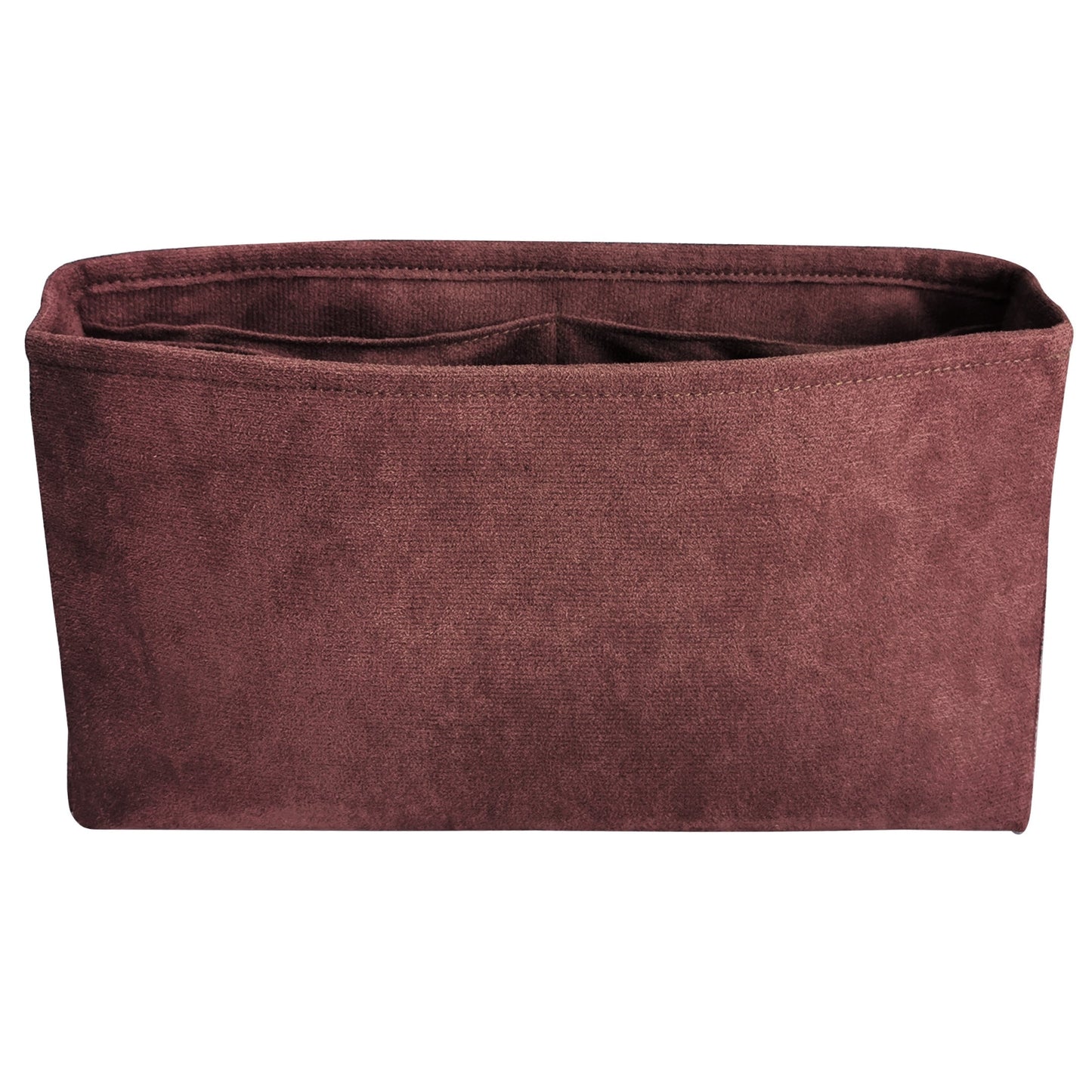 Organizer for [By The Way Selleria Mini, Fendi] Bag Insert (Velvet, Long Zip and Open Compartment)