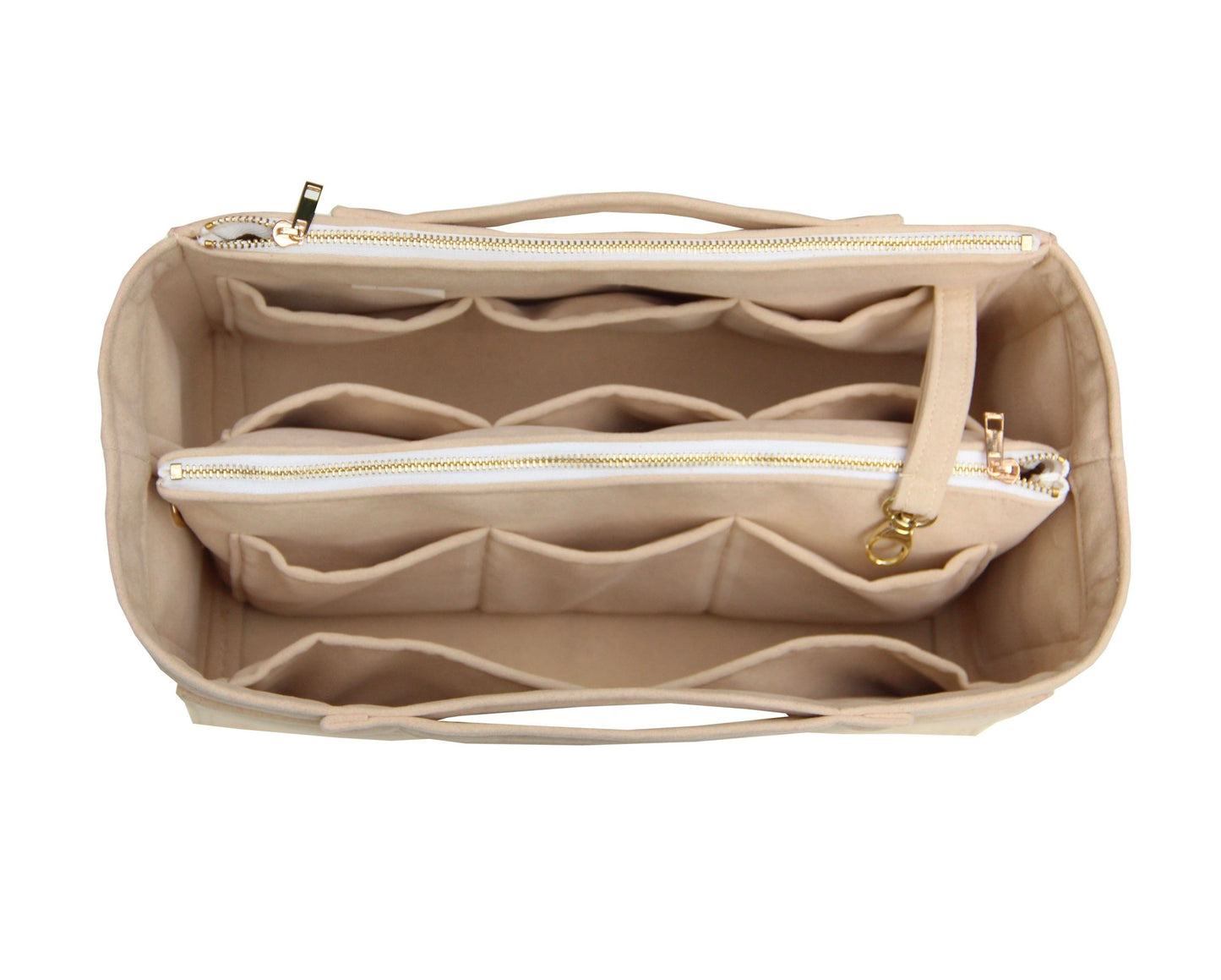 [Louis Vuitton (LV) Soft Lockit MM (Medium)] Velvet Bag Organizer - Customized Purse Insert, Tote Liner Protector, Handbag Organizer (Type Q)