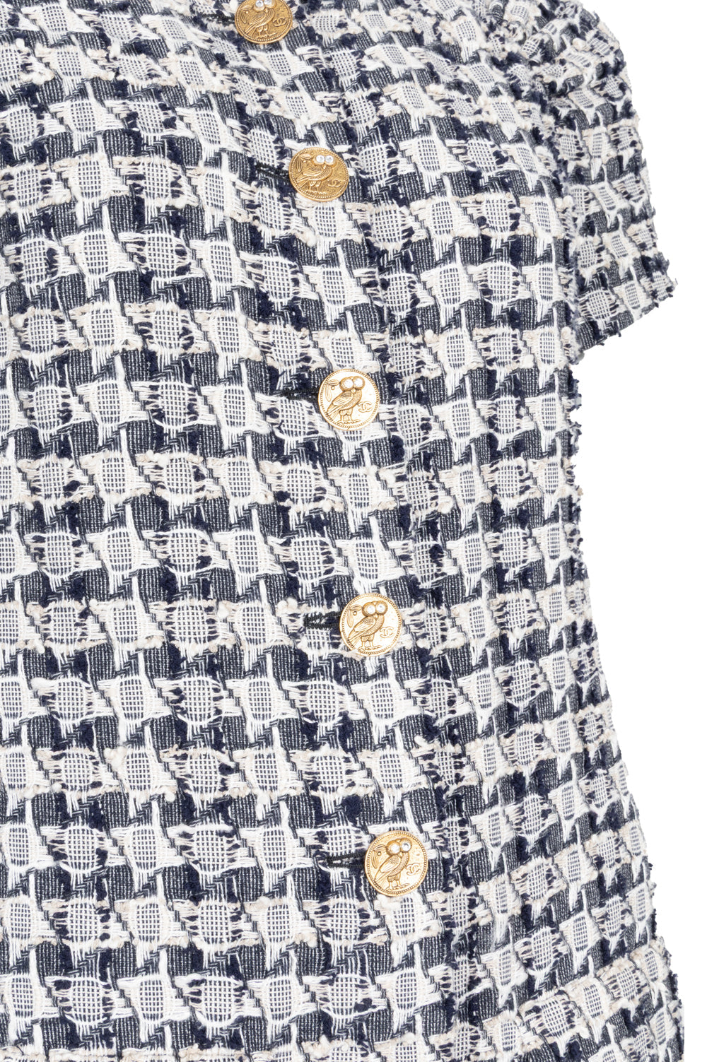 CHANEL Greece 2018 Dress Blue White