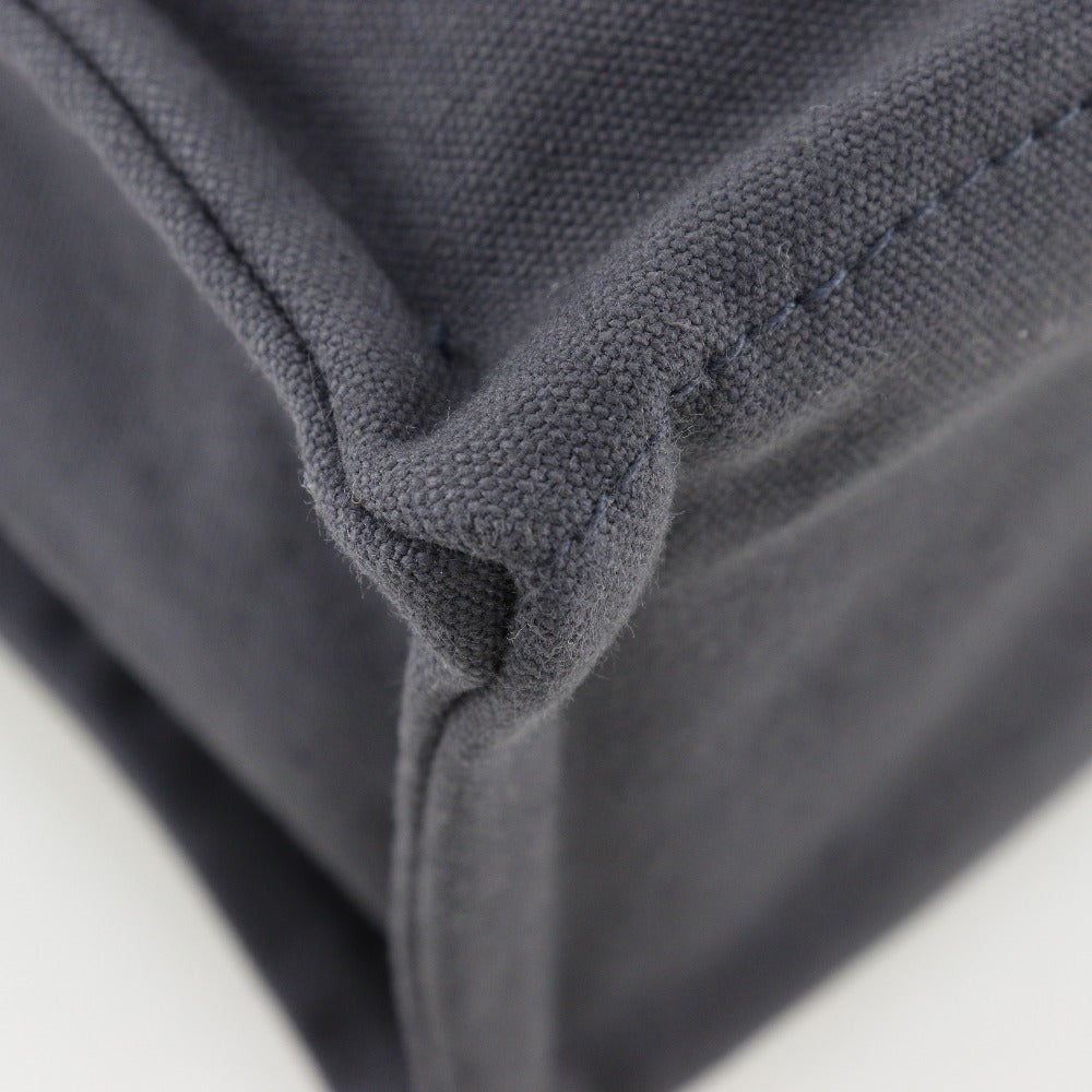 HERMES Tote Bag Cotton canvas gray 2001 Ginza Limited SackFool ToeMM unisex(Unisex)  d