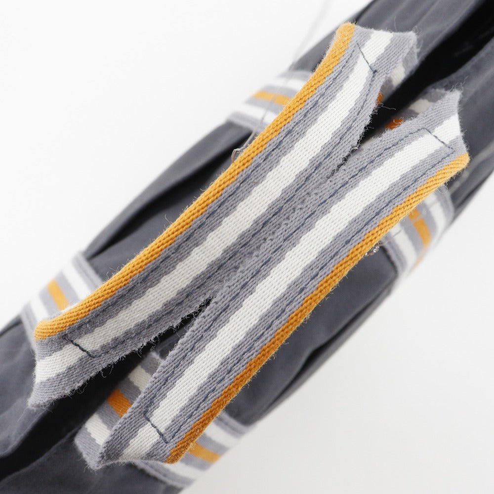 HERMES Tote Bag Cotton canvas gray 2001 Ginza Limited SackFool ToeMM unisex(Unisex)  d