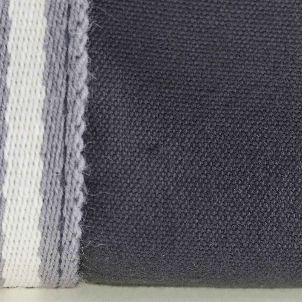 HERMES Tote Bag Cotton canvas gray 2001 Ginza Limited SackFool ToeMM unisex(Unisex)  d