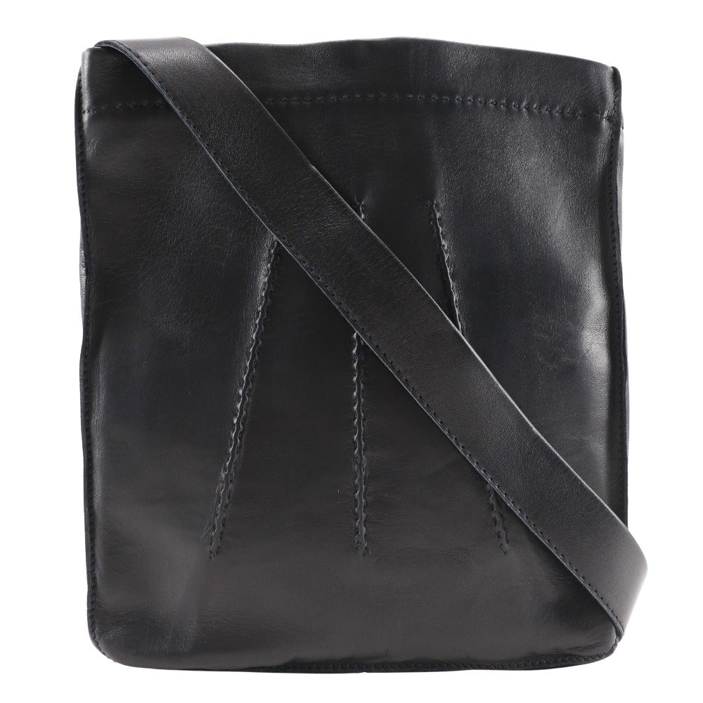 HERMES Shoulder Bag Calfskin black Toudu unisex(Unisex)  d