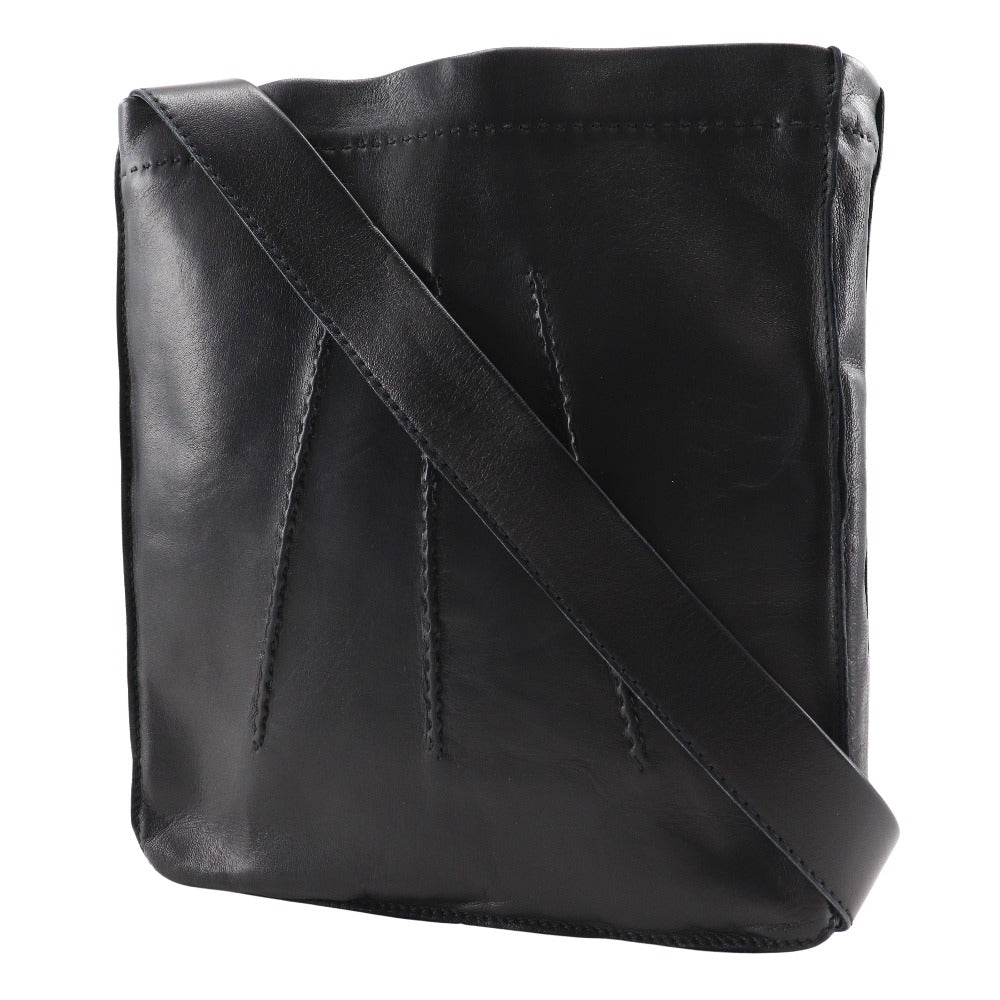 HERMES Shoulder Bag Calfskin black Toudu unisex(Unisex)  d